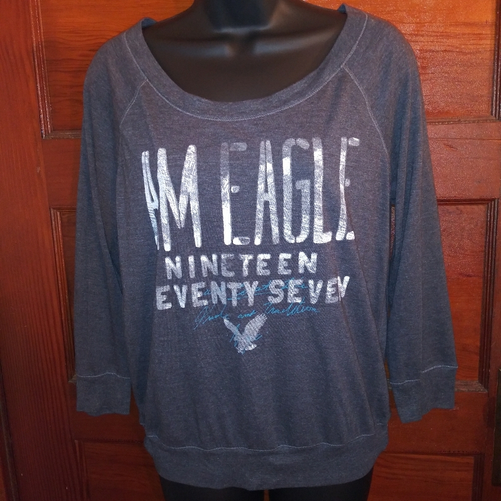 AMERICAN EAGLE OUTFITTERS 3/4 Sleeve T-Shirt